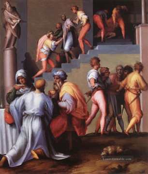  manierismus - Bestrafung des Baker Porträtist Florentiner Manierismus Jacopo da Pontormo